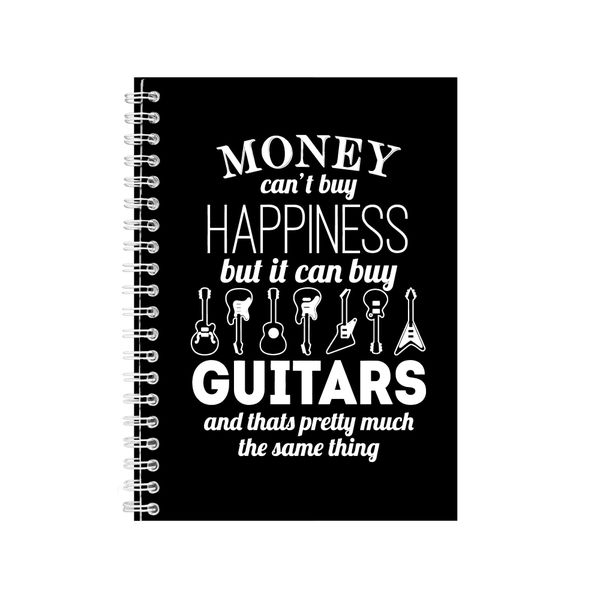 Guitars Notebook Gift Idea Writing Book Notepad Pad 36
