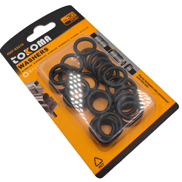 Tokoma Rubber Seal Washers 30 Pieces (REF:83210)