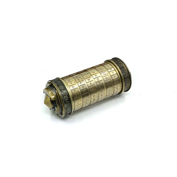 Da Vinci Code Lock Bronze Color Valentine's Day and Birthday Gift