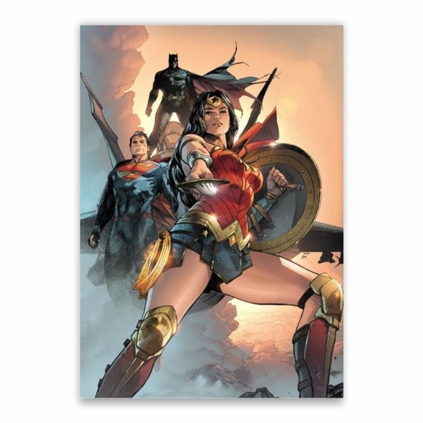 Wonder Woman, Superman And Batman Poster - A1