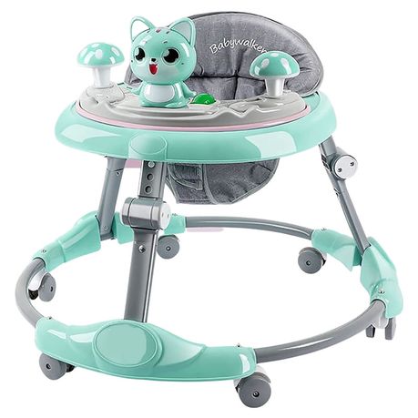 Universal Wheels Foldable Baby Walker