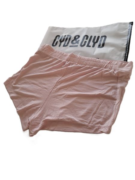 Cyd&amp;Clyd Light Pink Lycra/Cotton Lounge Shorts