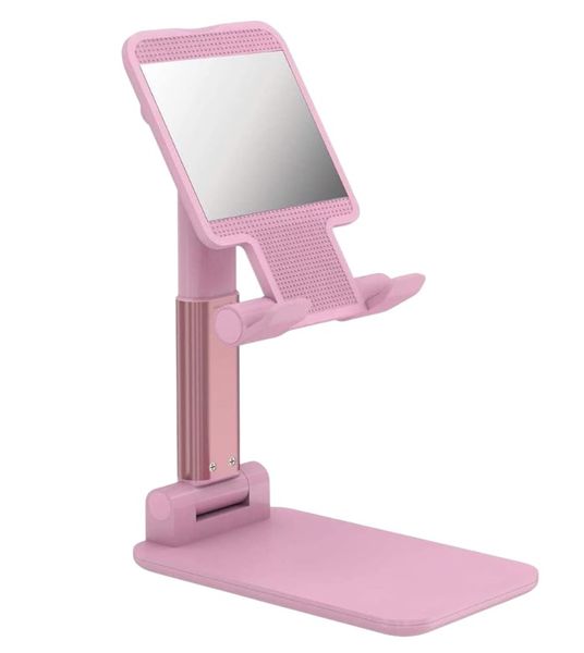 Foldable Desktop Phone Stand For Desk - Pink