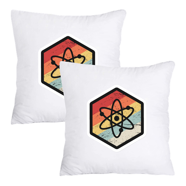 Scatter Cushion Cover Set (50cmx50cm) - Retro science