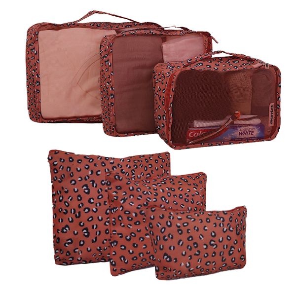 Travel Storage and Organiser Bags - 6 Pieces