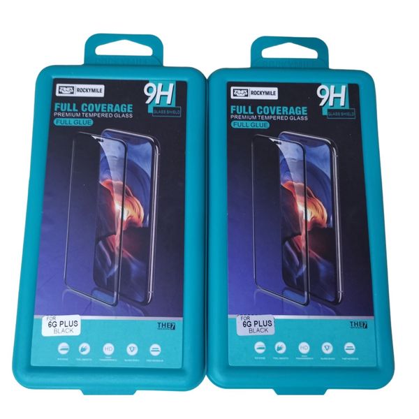 RockyMille Iphone 6G Plus Black Screen Protector 2 Pack