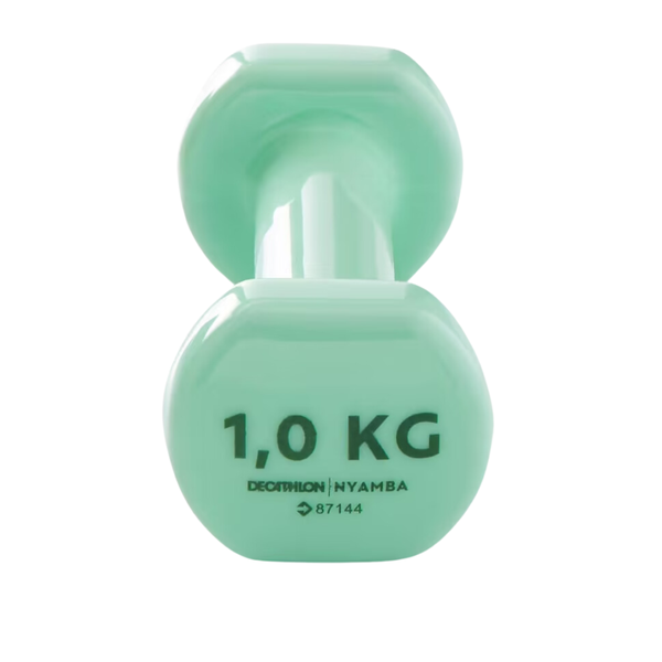 Nyamba Fitness 1 Kg Dumbbells Twin-Pack - Green