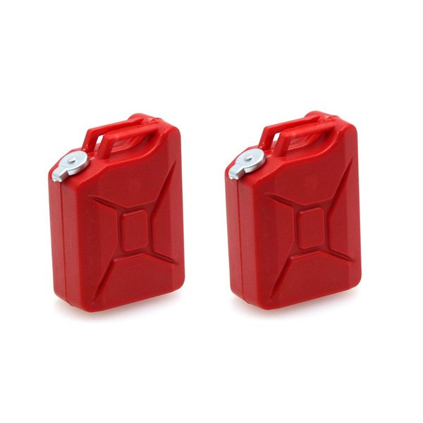 2Pcs Mini Simulation Fuel Tank Decoration Tools for 1/8 1/10 RC Crawler Car