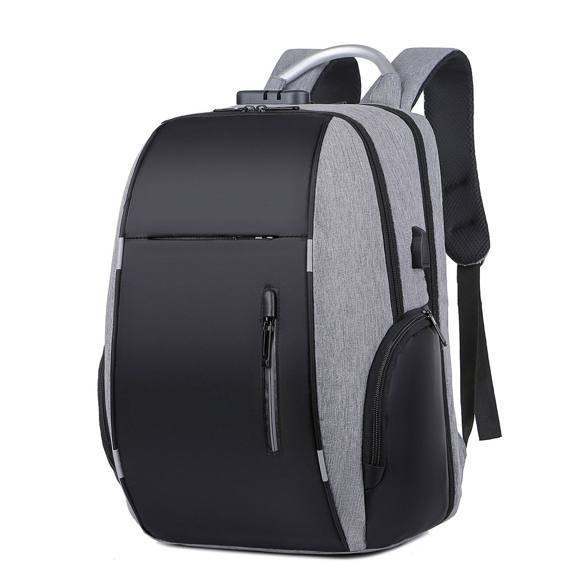 15.6inch Laptop Backpack With USB Charging Port Password Lock Travel ...