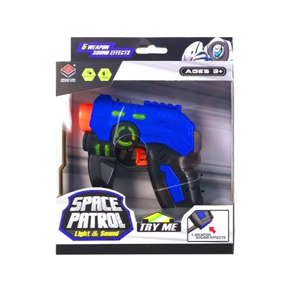 Space Patrol Handgun W/Light &amp; Sound - Blind Box
