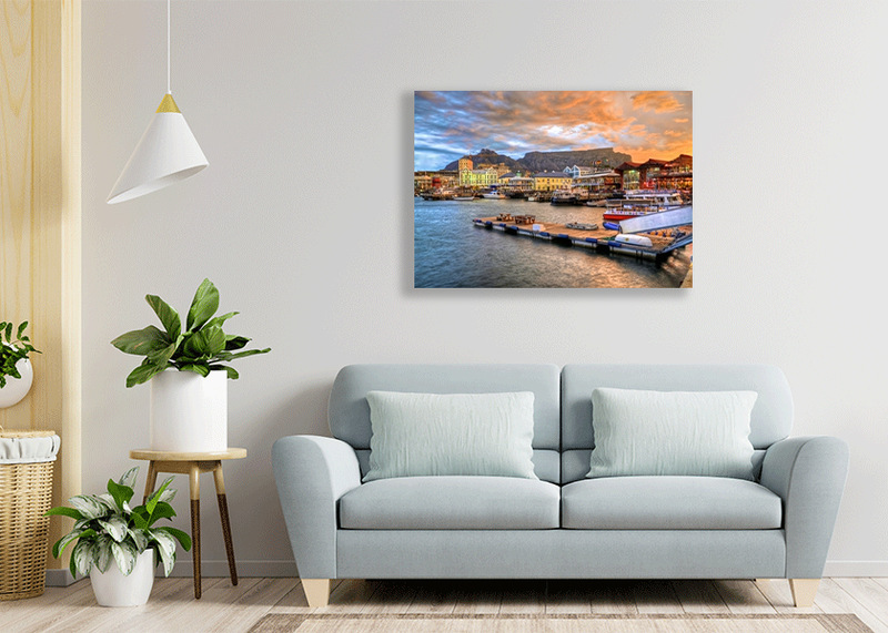 Canvas Wall Art - Cape town South Africa