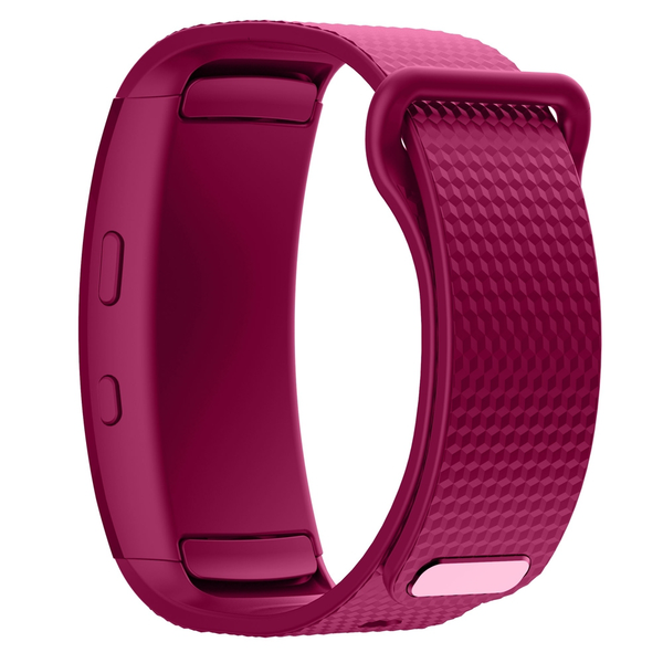 Replacement Silicone Watch Band Compatible with Samsung Gear Fit2 Pro