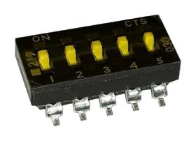 Cts (219-5MST) DIP / SIP Switch, SPST, 50 V, 100 mA | Shop Today. Get ...