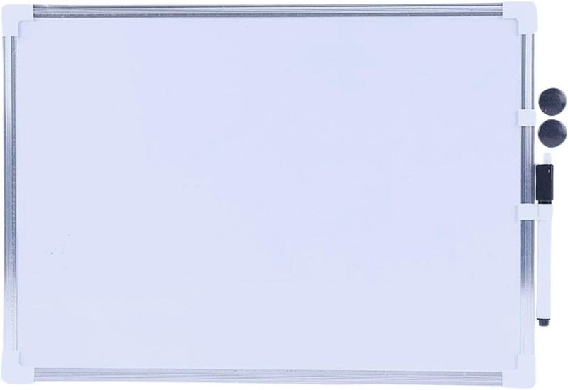 Double-Sided Magnetic Whiteboard With Marker Pen- 30 x 40 cm