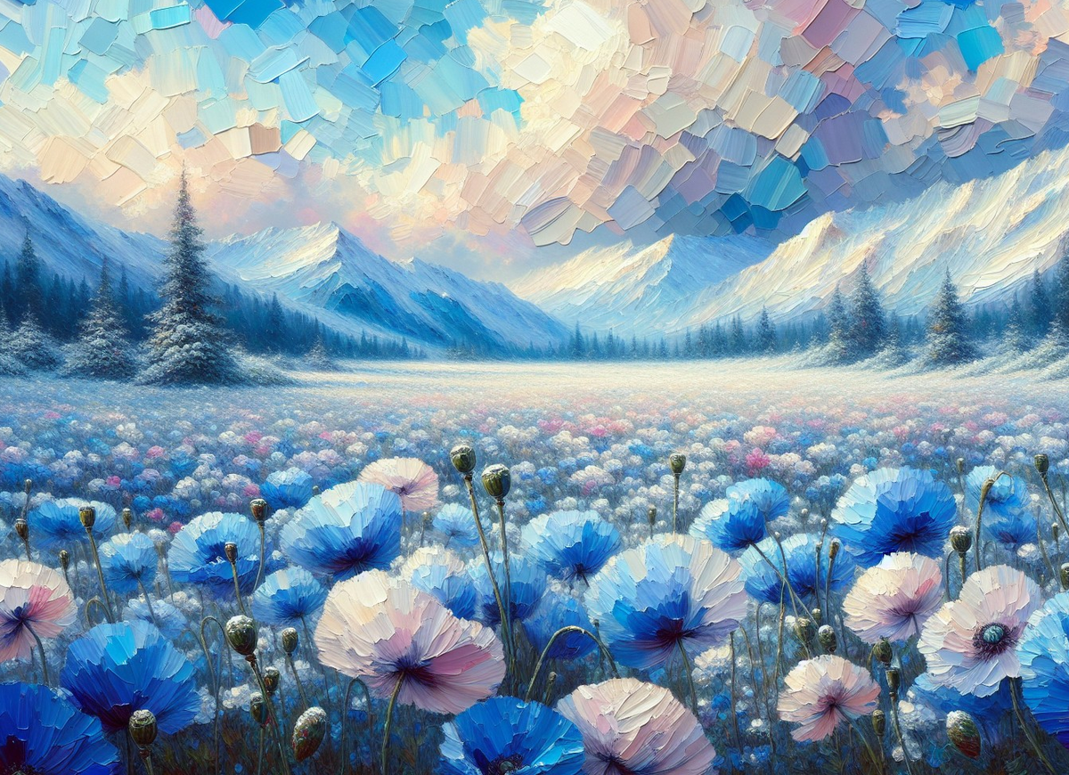 Canvas Wall Art Decor Blue Poppies Shop Today. Get it Tomorrow