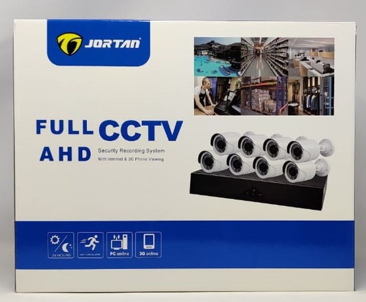 8pcs CCTV Home Security Camera Kit