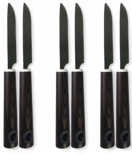 6-Piece Stainless Steel Table Knife Set