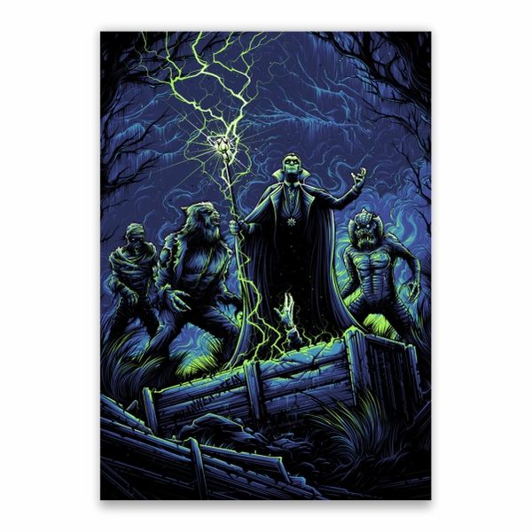 Evil Villains Poster - A1