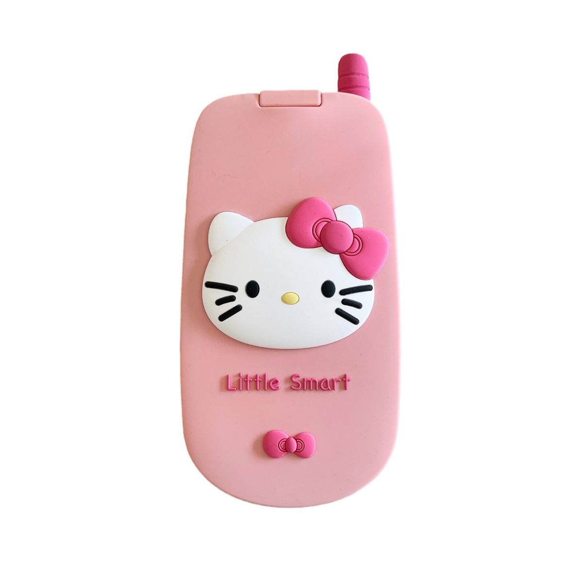 Cute Ins Flip Hello Kitty With Mirror 3D Soft Silicone iPhone Phone ...