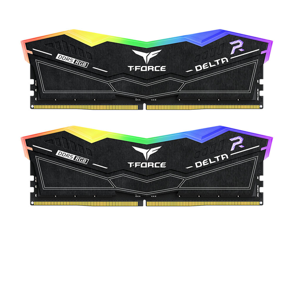 TeamGroup T-Force DELTA RGB 16GB(2x8GB) 6000MHz CL38 DDR5 Kit Black