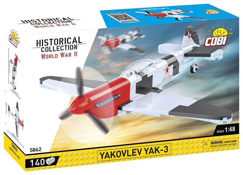 Yakovlev Yak-3 Airplane Construction Model