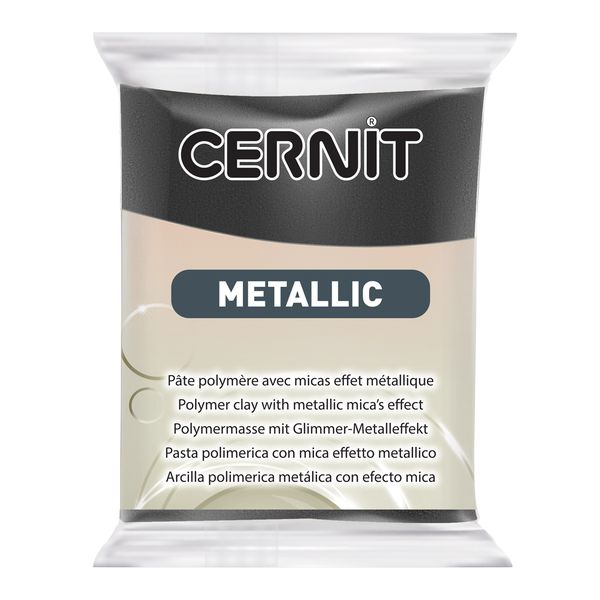 Cernit Metallic-56g-Steel