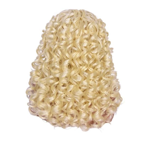 Curly Wig with Bangs for Women Long Curly Afro Wig