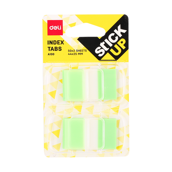 DELI Index Tab (44x25mm) Green