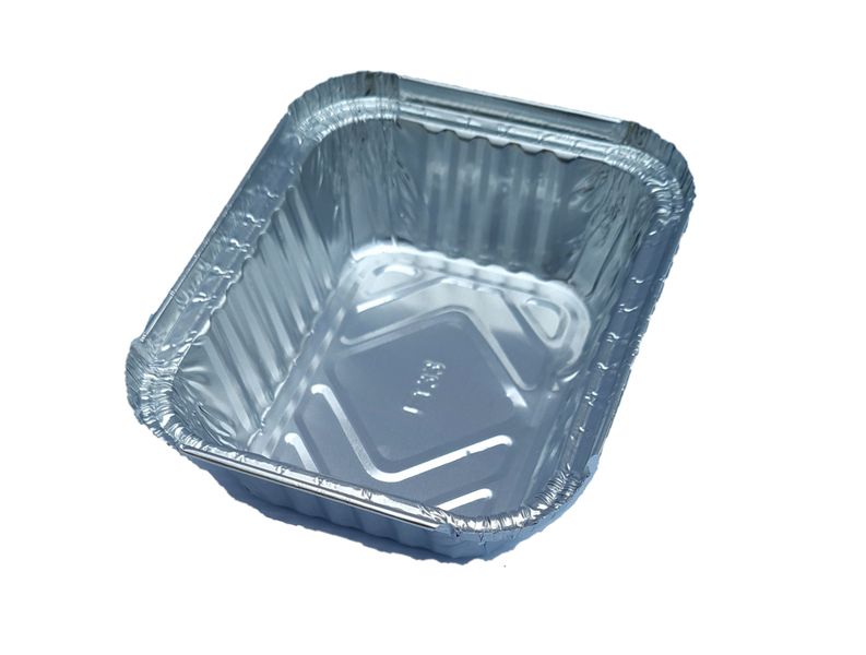 Aluminium Foil Containers with lids 10.5 x 10.5cm - Pack of 15