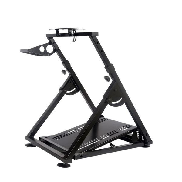 Racing Steering Wheel Stand Foldable Simulator Cockpit For Gaming Wheels