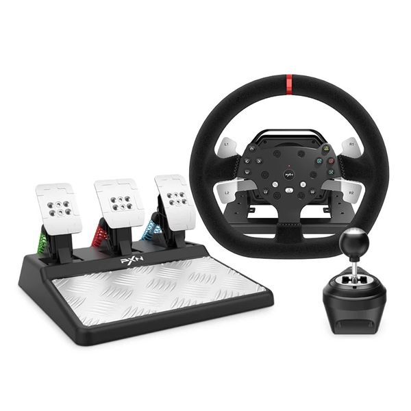 PXN V10 Force Feedback Steering 270/900 Degree Wheel with Pedals &amp; Shifter