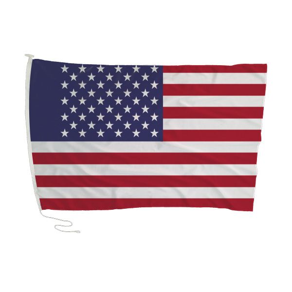 United States of America (USA) Flag with Rope and Toggle - 180 x 120cm