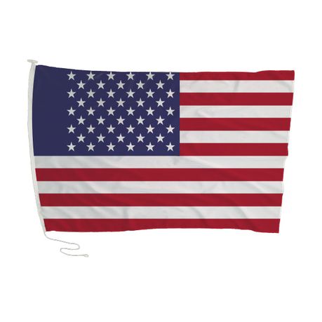 United States of America (USA) Flag with Rope and Toggle - 180 x