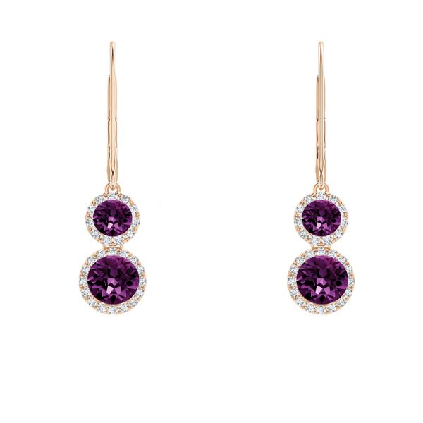 Swarovski Amethyst Crystal Rose image