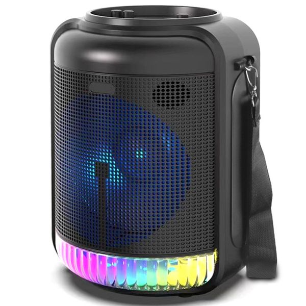 GZMTN 8'' Bluetooth Speakers Portable Wireless Speaker with Microphone