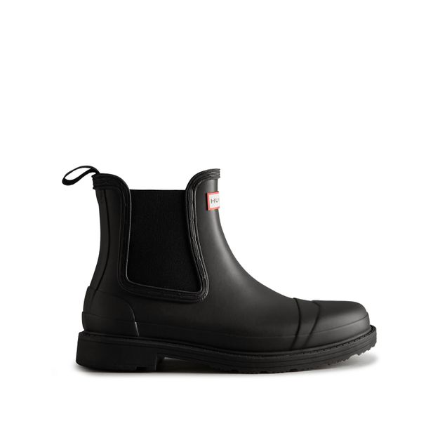 Hunter Commando Chelsea Boot - Black