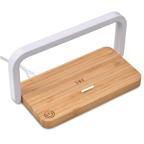 Bamboo Wireless Charger &amp; Night Light