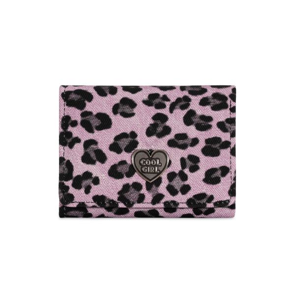 Retro Leopard Print Tri-Fold RFID Wallet for Women - Secure &amp; Stylish