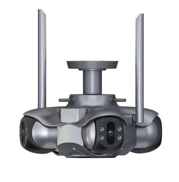 WiFi smart camera 4-screen PTZ 360 night vision security system