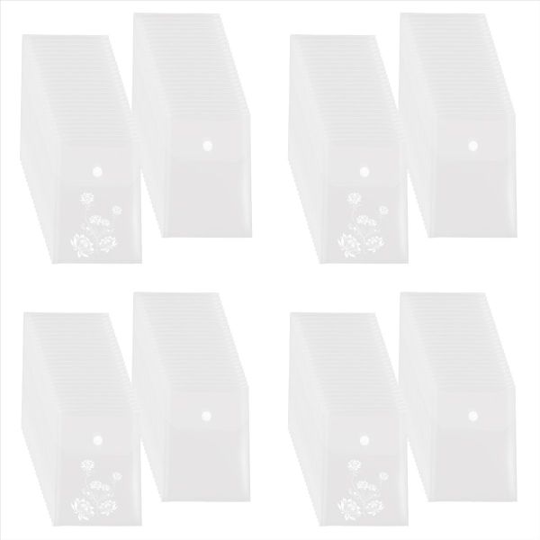 50 Pcs Stamp and Die Storage Clear 4.72x6.69Inch Resealable&amp;Reusable