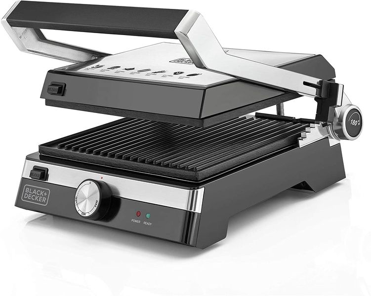 BLACK+DECKER 2000W Family Health Contact Grill with Adjustable Height