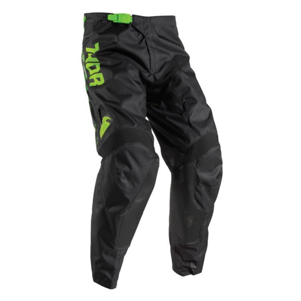 Thor Kids Pulse TyDy Lime &amp; Black Pants