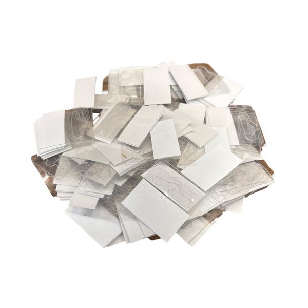 Clear Adhesive Pvc Hanging Tabs , 200 Unit.