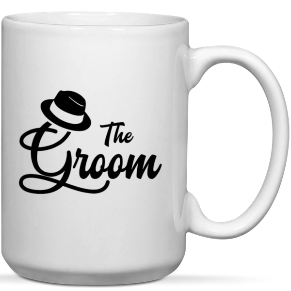 The Groom Fedora Hat Wedding Gift Mug
