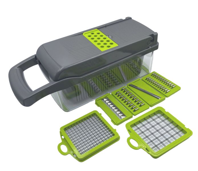Multifunctional Vegetable Slicer and Grater with Blades and Cutters