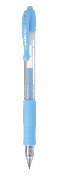 Pilot G-2 0.7 Gel Retractable Pen - Box of 12 - Pastel Blue
