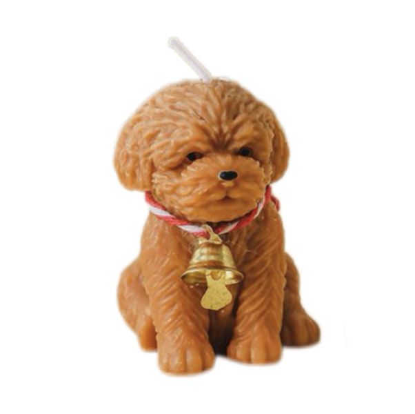 Cute, Roughly Shaped Puppy-shaped Scented Candle