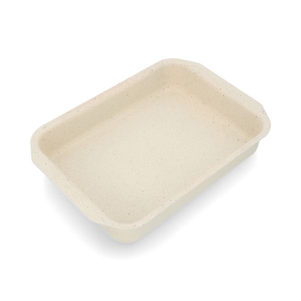 George &amp; Mason - Cream Rectangular Roasting Pan - 30cm