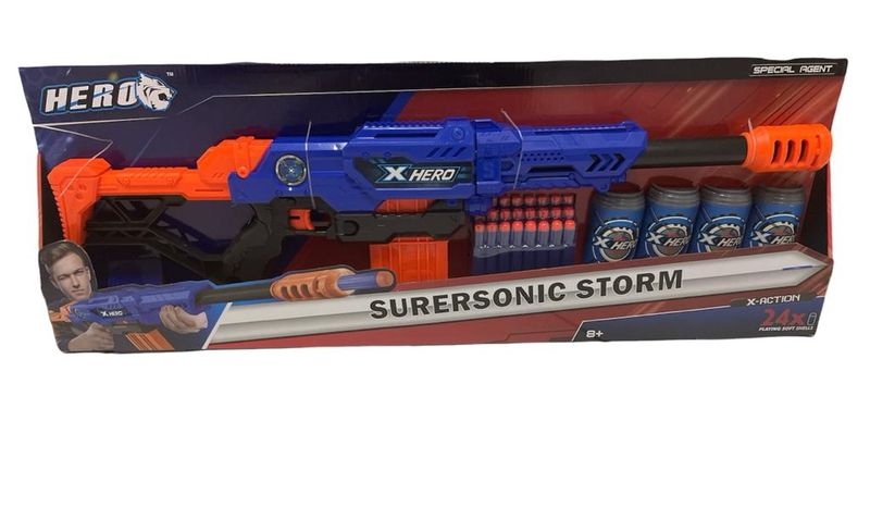 X Hero Bullet Gun Supersonic Storm Edition