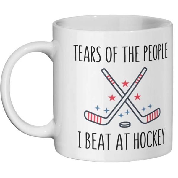 Tears Of The People I Beat At Hockey Christmas Birthday Gift Mug